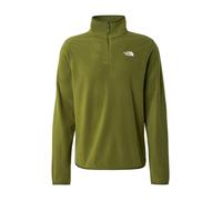 THE NORTH FACE Pull-over de sport 'GLACIER' olive / blanc, Taille S