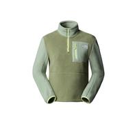 The North Face - Polaire demi-zippée - W Yumiori 1/4 Zip Bark Mist Slate Moss Astro Lime pour Femme - Taille M - Vert Vert M