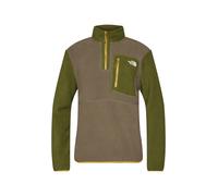 The North Face - Polaire demi-zippée - M Yumiori 1/4 Zip New Taupe Green Woodland Green Deep Dijon pour Homme - Taille S - Kaki Kaki S