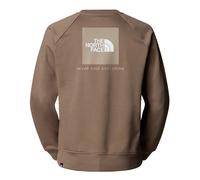 The North Face Sweatshirt Raglan Box NSE Crew Homme – Noir, logo blanc – Taille M