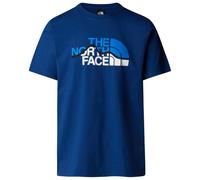 The North Face - S/S Mountain Line Tee - T-shirt - XXL - estate blue