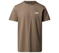 The North Face - S/S Simple Dome Tee - T-shirt - M - mocha brown