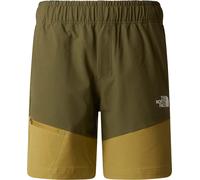 The North Face - Short de randonnée robuste - Teen Hike Short New Taupe Green - Taille Enfant 120-129 - Vert Vert 120-129