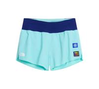 The North Face - Short de trail/running - W Summit Pacesetter Short Graphic Canal Blue pour Femme - Taille L - Bleu Bleu L