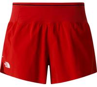 The North Face - Short déperlant léger respirant - W Summit Pacesetter 3In Short Iron Clay pour Femme - Taille M - Rouge Rouge M