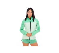 The North Face - Veste de trail/running - W Summit Superior FL Jacket Nebula Green Spring Bud pour Femme en Nylon - Taille S - Vert Vert S