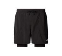 The North Face Sunriser 2in1 6in Short De Running Hommes-Noir, Taille S