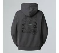 The North Face Sweat À Capuche Décontracté Powder Days Graphic Unisexe Asphalt Grey Taille XS male