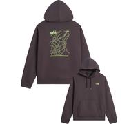 The North Face - Sweat à capuche en coton - U Nse Slopes Relaxed Hoodie Graphic Anthracite Grey en Coton - Taille S - Gris Gris S