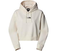 The North Face - Sweat à capuche - W Essential Crop Hoodie White Dune pour Femme en Coton - Taille L - Beige Beige L