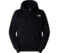 The North Face - Sweat à capuche zippé - M Simple Dome Full Zip Hoodie TNF Black pour Homme - Taille 152-160 - Noir Noir 152-160