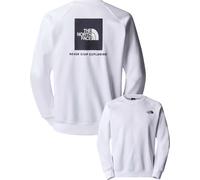 The North Face Sweat col rond M Raglan Box NSE Crew 80% coton/20% polyester recyclé Homme L Blanc