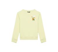 Sweat-shirt The North Face Flora Relaxed Crew jaune pâle fille - L