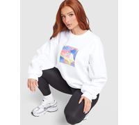 The North Face Sweat-shirt col rond Mountain Prism - Blanc S