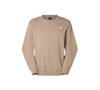 THE NORTH FACE Sweat-shirt 'Essential Lite Crew' camel / blanc, Taille XXXL