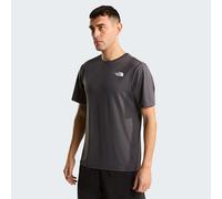 The North Face - T-shirt de running technique et léger - M 24/7 S/S Tee Reg Anthracite Grey pour Homme - Taille XXL - Gris Gris XXL