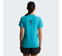 The North Face T-shirt Bitmap Logo Graphic Pour Femme River Ice Taille XL female