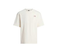 THE NORTH FACE T-Shirt camel / bleu pastel / blanc, Taille XL