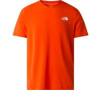 The North Face - T-shirt de randonnée respirant et stretch - M Lightning Alpine S/S Tee Lava Red pour Homme - Taille L - Rouge Rouge L