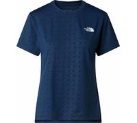 THE NORTH FACE T-shirt fonctionnel 'FLEX' bleu marine / bleu fumé / blanc, Taille S