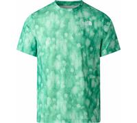 The North Face - T-shirt de running léger et à séchage rapide - M 24/7 Short Sleeve T-Shirt Reg Print Dimmed Algae Diffused pour Homme - Taille M - Vert M