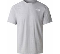 The North Face - T-shirt de running technique et léger - M 24/7 Pentadome Embossed Reg SS Tee Meld Grey pour Homme - Taille S - Gris Gris S