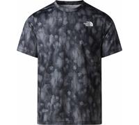 The North Face - T-shirt de trail léger et à séchage rapide - M 24/7 Short Sleeve T-Shirt Reg Print TNF Black Diffused pour Homme - Taille L - Noir Noir L