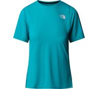 The North Face - T-shirt de trail/running - W Summit High Trail S/S Galactic Blue pour Femme - Taille XS - Bleu Bleu XS