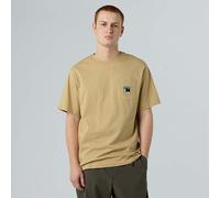 The North Face T-shirt Décontracté À Poche Mountain Logo Pour Homme Khaki Stone Taille XS male