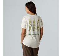 The North Face T-shirt Décontracté Connect Graphic Pour Femme White Dune Taille M female