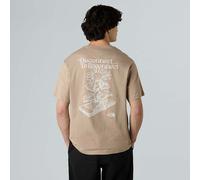 The North Face T-shirt Décontracté Connect Graphic Unisexe Mushroom Grey Taille XS male