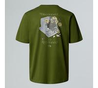 The North Face T-shirt Décontracté Connect Graphic Unisexe Woodland Green Taille XL male