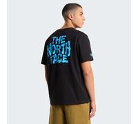 The North Face T-shirt Décontracté Drip Logo Graphic Pour Homme Tnf Black Taille L male