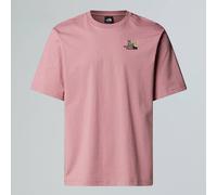 The North Face T-shirt Décontracté Graphic Dome Flower Unisexe Nostalgia Rose Taille S male