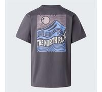The North Face T-shirt Décontracté Graphique Mountain Escape Unisexe Anthracite Grey Taille XS male
