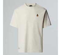 The North Face T-shirt Décontracté Icon Mountain Jacket Unisexe White Dune Taille M male