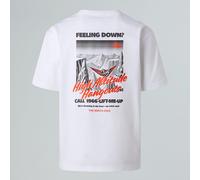 The North Face T-shirt Décontracté Tnf Adventure Pour Homme White Dune-mandarin Red Taille XL male