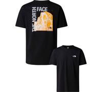 The North Face - T-shirt en coton - M Half Dome Photo SS Tee TNF Black pour Homme en Coton - Taille 161-173 - Noir Noir 161-173