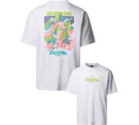 The North Face - T-shirt en coton - U Expedition Celebration Oversized S/S T TNF White pour Homme en Coton - Taille XL - Noir Noir XL