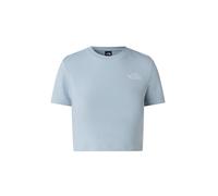 The North Face Esential Cropped Slim Short Sleeve T-shirt Bleu M / Short Femme