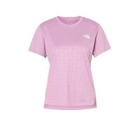 The North Face - T-shirt de randonnée technique à manches courtes - W Flex Geo Embossed Short Sleeve Reg Tee Hushed Lavender pour Femme - Taille M - Violet M