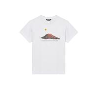 T-shirt The North Face Mountain Night Relaxed manches courtes blanc garçon - S