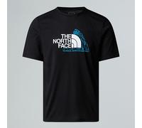 T-shirt The North Face Mountain Foundation manches courtes noir blanc bleu - M