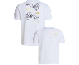 The North Face - T-shirt léger et à séchage rapide - M Foundation Mount SS Tee TNF White pour Homme - Taille M - Blanc Blanc M