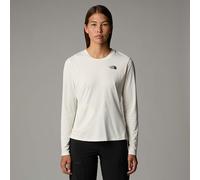 The North Face T-shirt Manches Longues Repliable Lightrange™ Pour Femme White Dune Taille L female