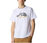 The North Face - S/S Mountain Line Tee - T-shirt - S - tnf white