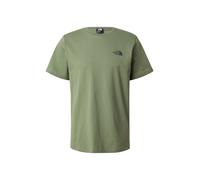The North Face - T-shirt en coton - M Mountain Sketch SS Tee Bark Mist pour Homme en Coton - Taille M - Vert Vert M