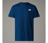 The North Face NF0A87NVD1R M S/S Box NSE Celebration Tee T-Shirt Homme Estate Blue Taille S