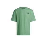 THE NORTH FACE T-shirt oversize bleu marine / vert clair / rose, Taille M