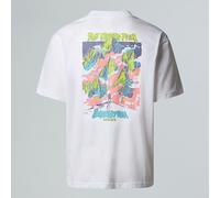 The North Face T-shirt Oversize Expedition Celebration Unisexe Tnf White Taille L male